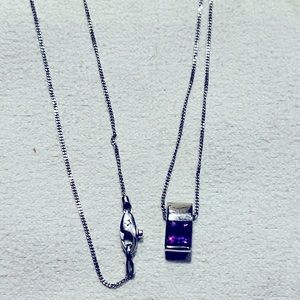 H.Stern purple stone necklace